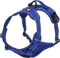 Adjustable No-Pull Dog Harness Reflective Pup Vest Harnesses Comfortable Control Brilliant Colors Truelove Tlh5651(Royal Blue,M) | Front Clip, No-Choke, Soft Padded, Control Handle, anti Escape, Dog Car Harness, Walking and Training, Escape Proof, TLH5651